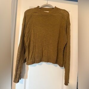 Gilded Intent Tan Knit Sweater